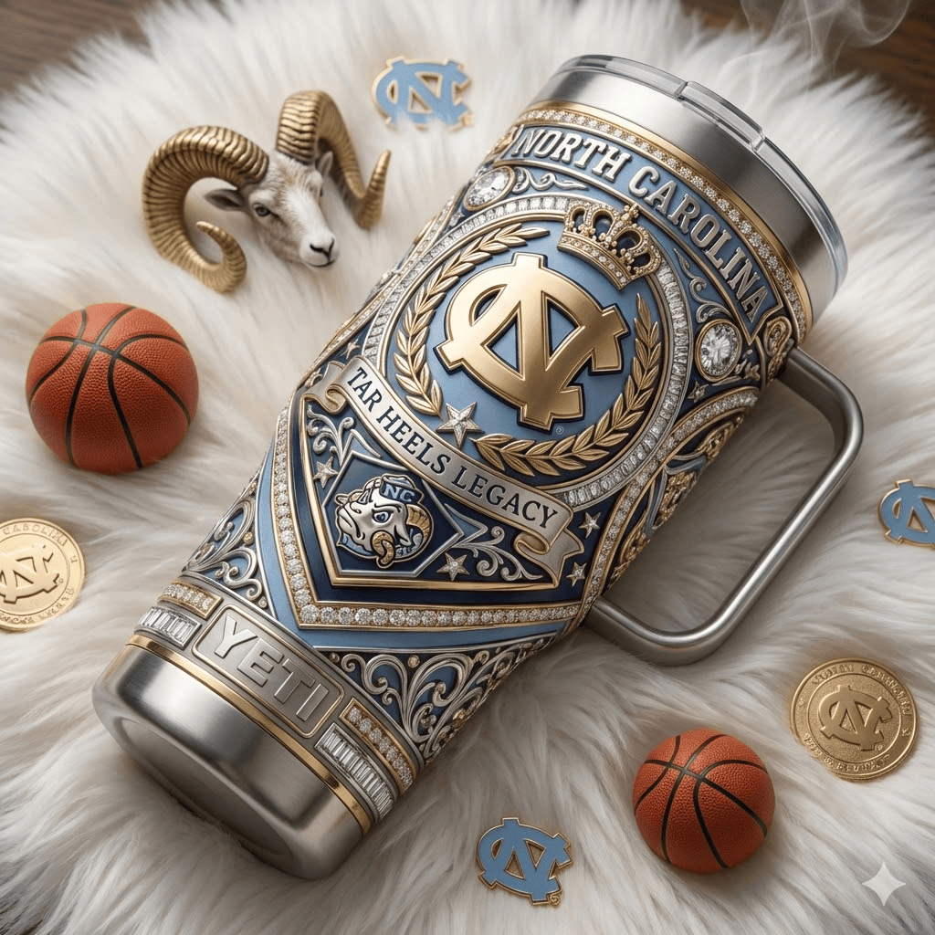 UNC 40oz Tumbler With Handle PDL