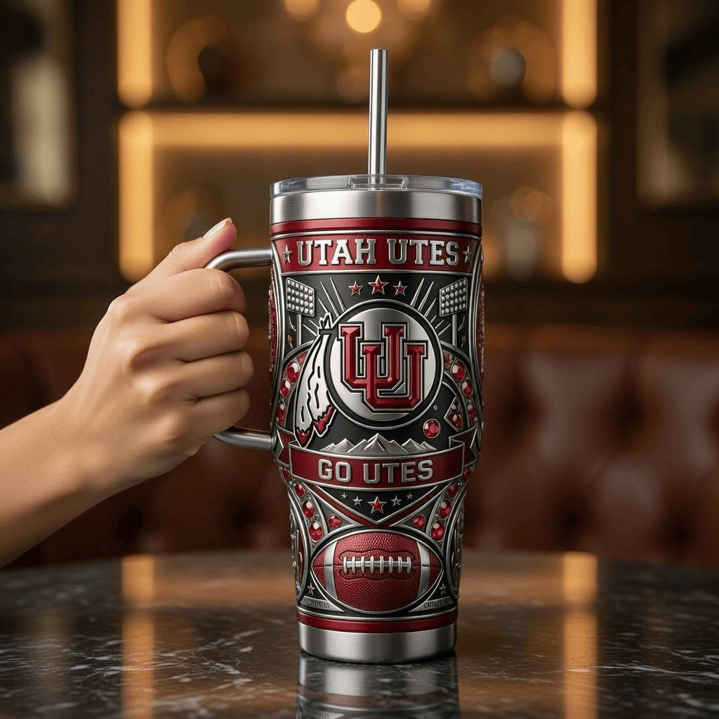 UTAH 40oz Tumbler With Handle PDL