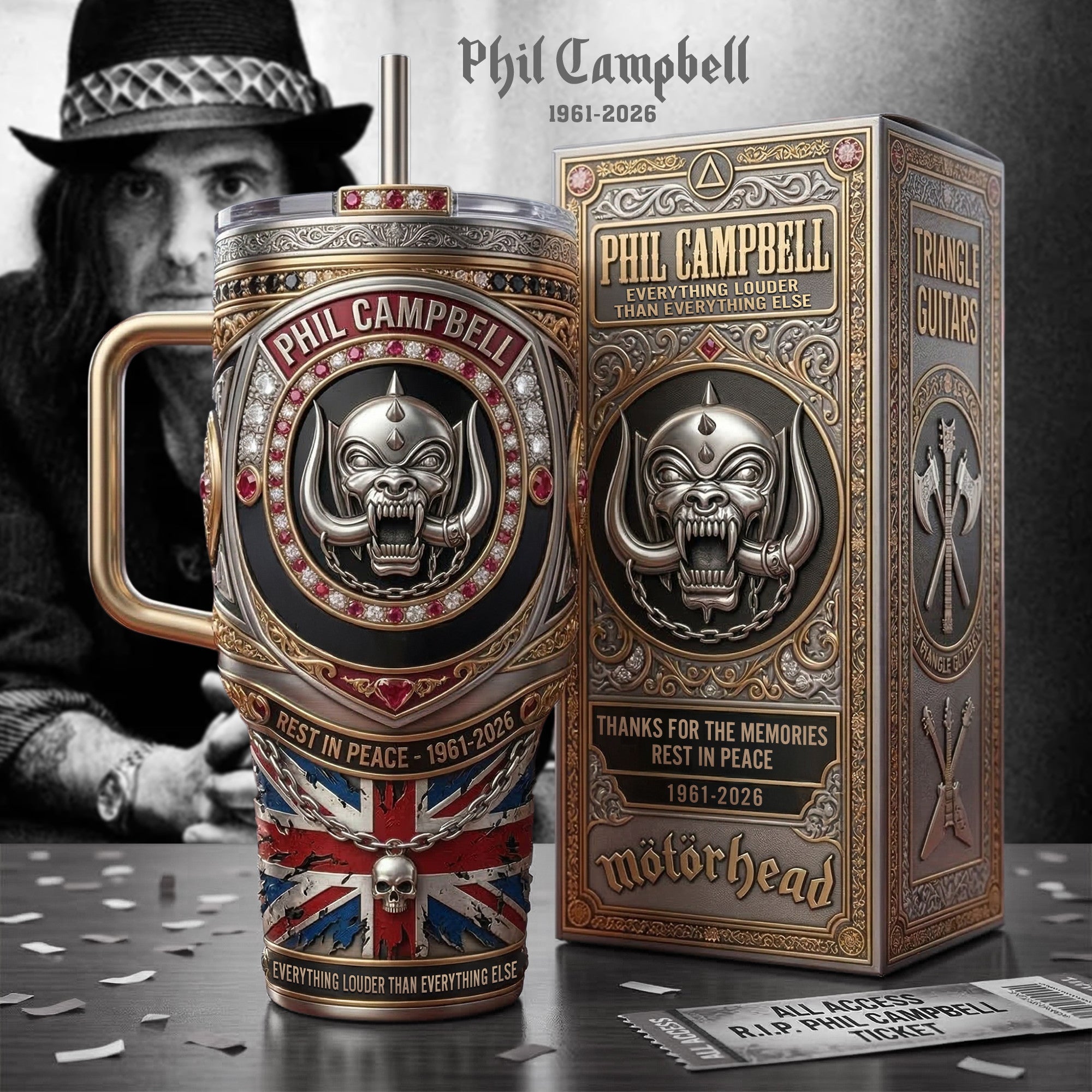 MTH 40oz Tumbler With Handle DAT