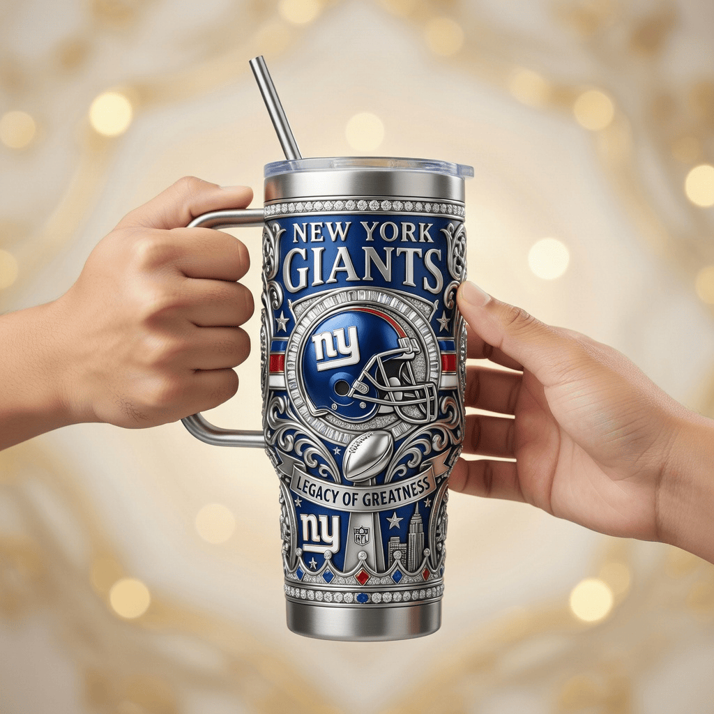 NYG 40oz Tumbler With Handle PDL