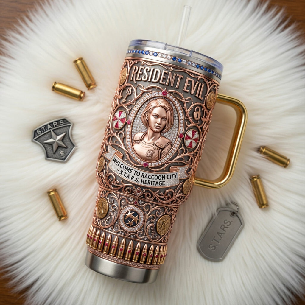 Premium RSDE 40oz Tumbler With Handle TNSM