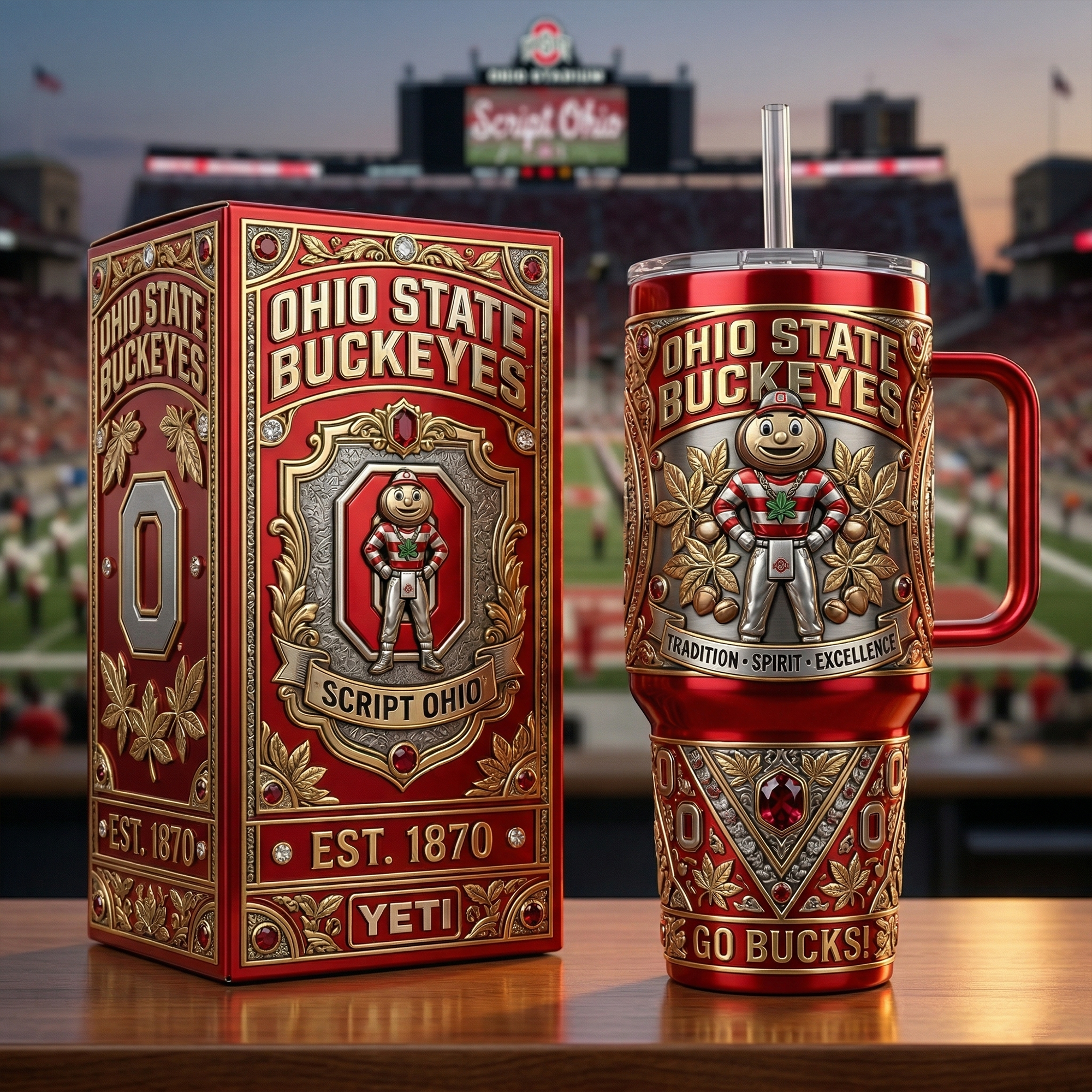 OSB 40oz Tumbler With Handle LNTH
