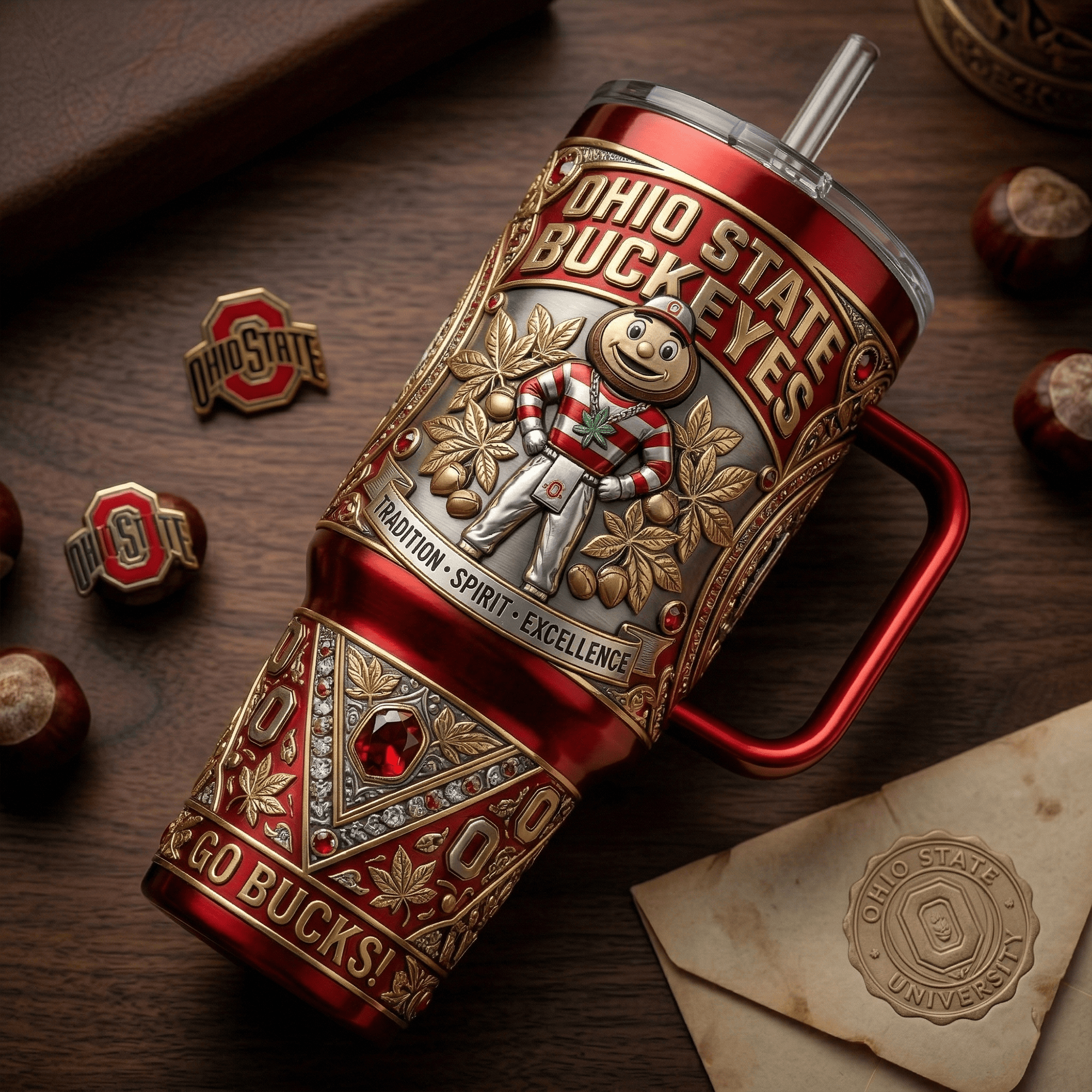 OSB 40oz Tumbler With Handle LNTH