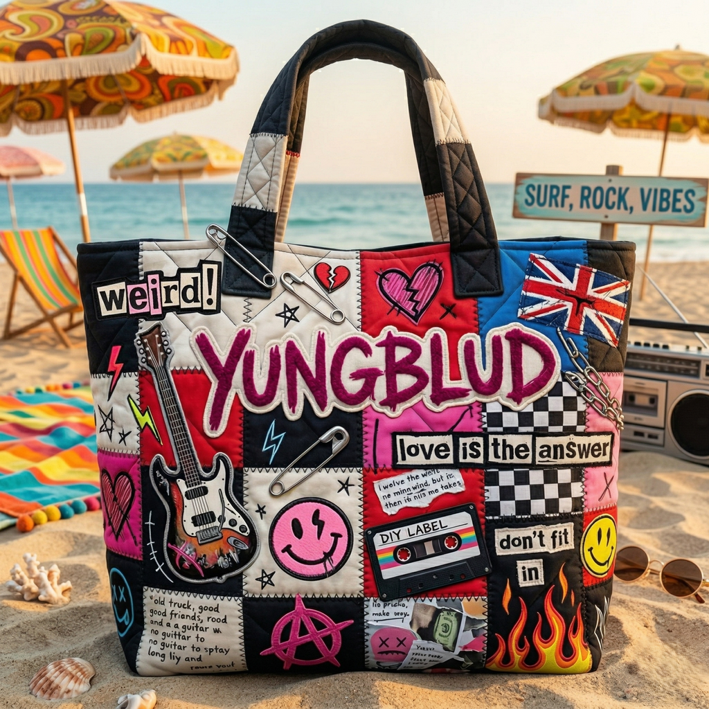 YBD QUILTED TOTE BAG HTTT