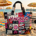 YBD QUILTED TOTE BAG HTTT
