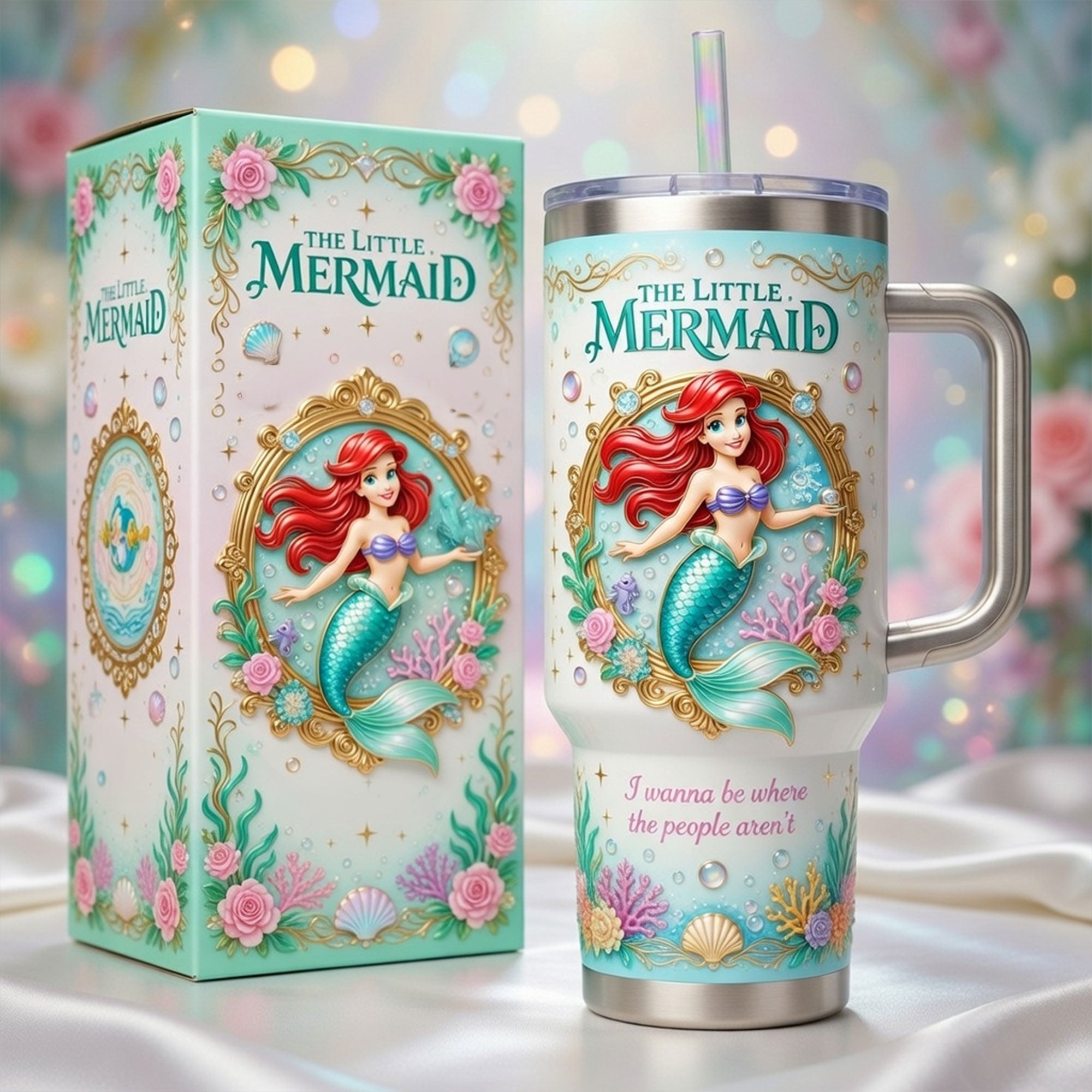 Premium TLM 40oz Tumbler With Handle TNSM