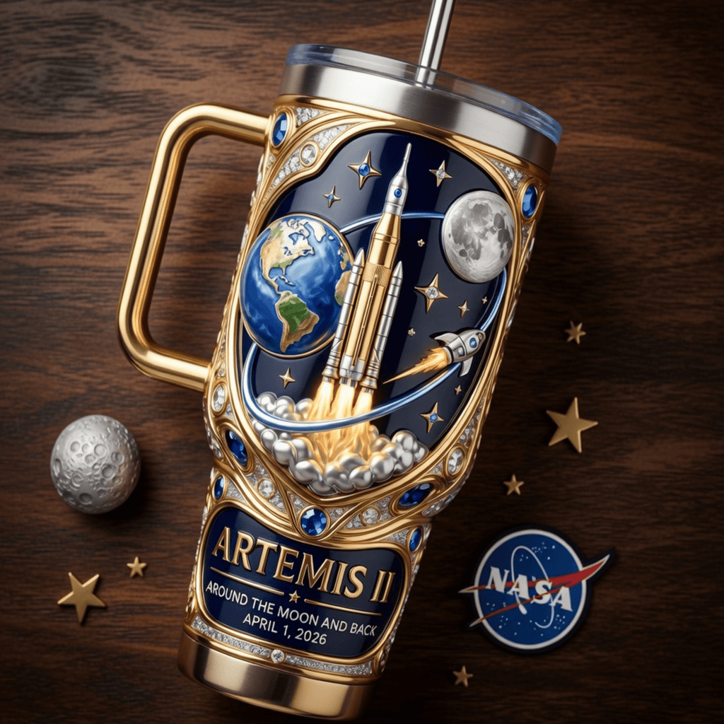 NASA 40oz Tumbler With Handle LNTH