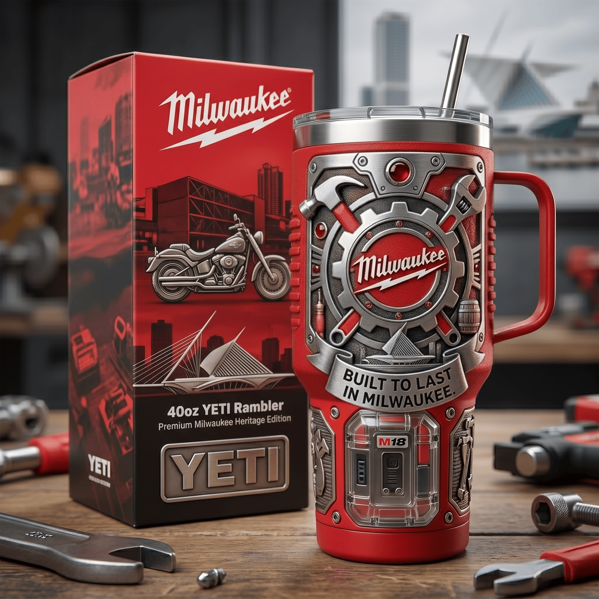 MWKE 40oz Tumbler With Handle LNTH