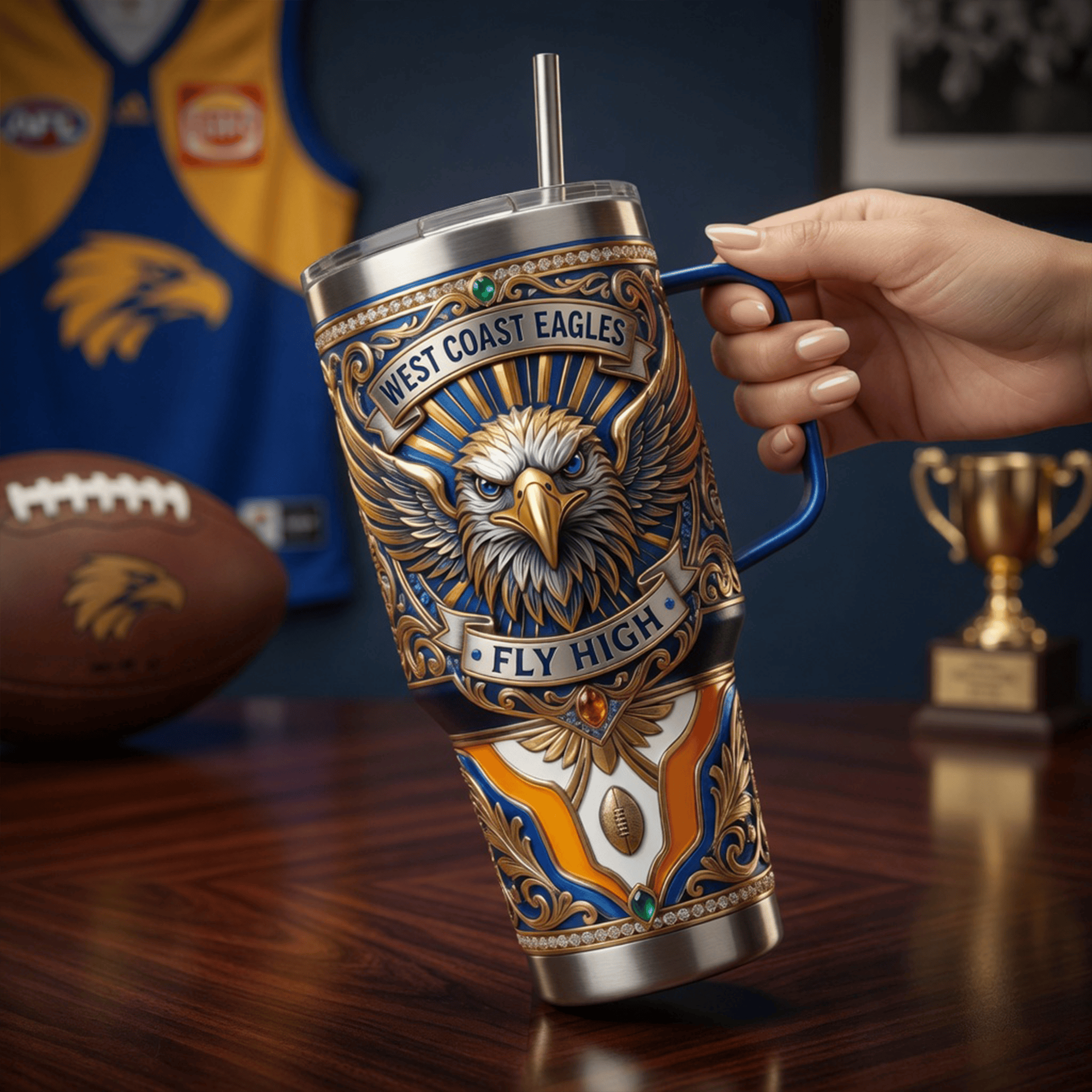 WCE 40oz Tumbler With Handle LNTH