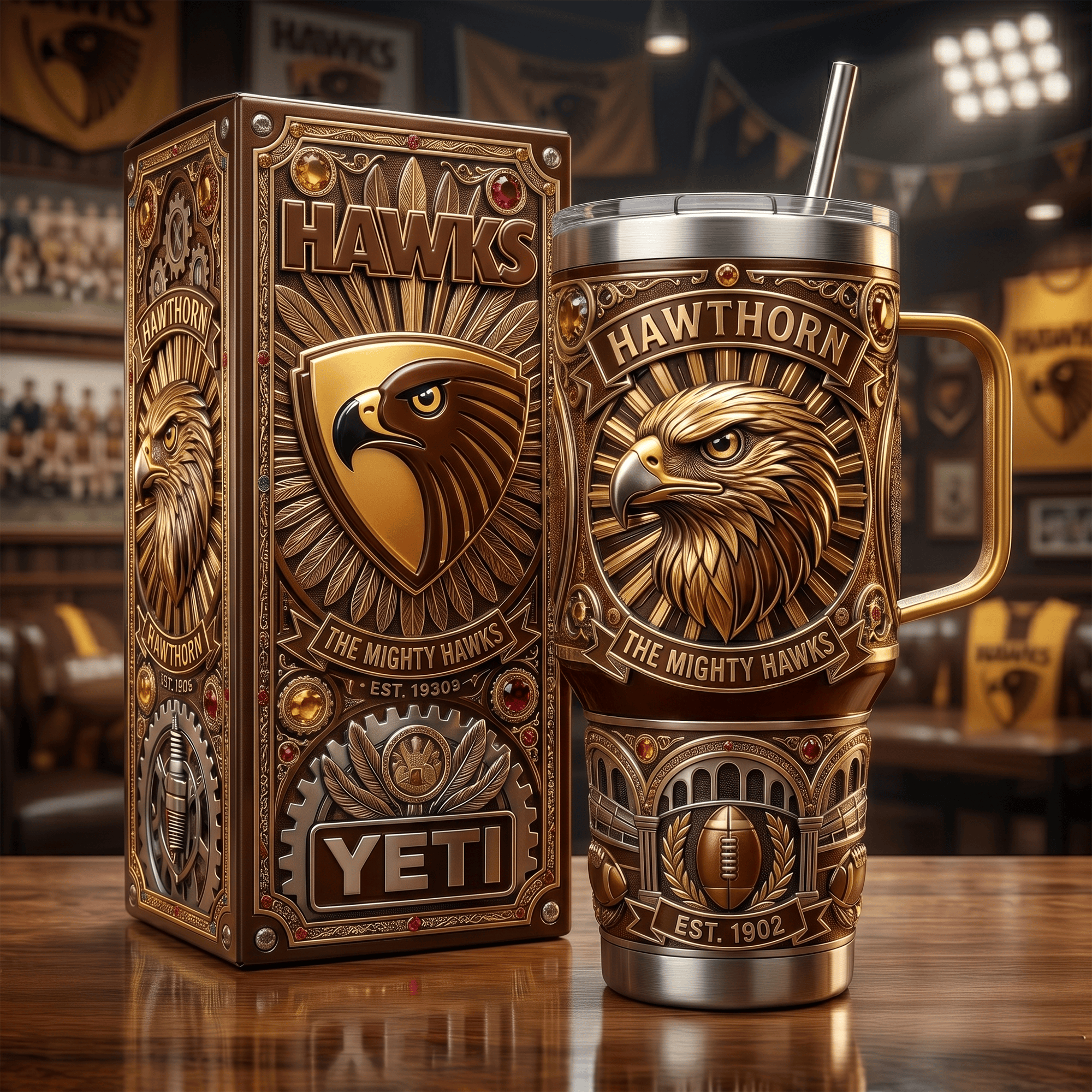 HATW 40oz Tumbler With Handle LNTH